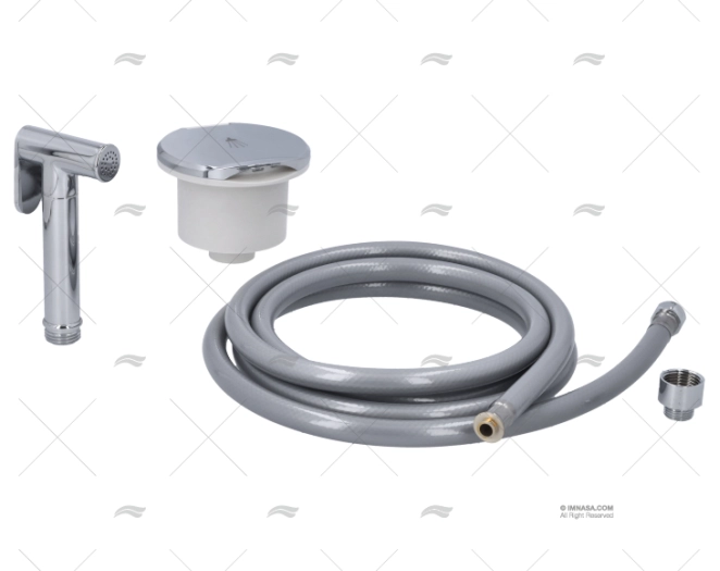 KIT DUCHE COM TUBO CINZENTO 2,50m E GAVETA IMNASA