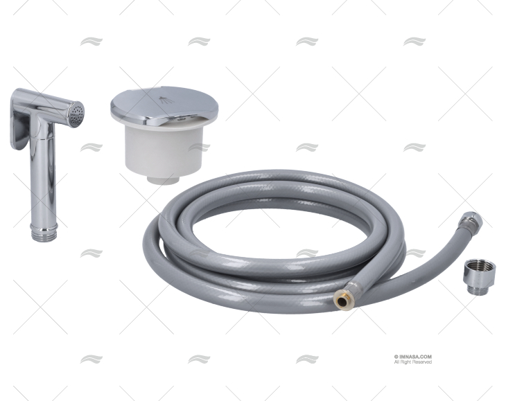 KIT DUCHE COM TUBO CINZENTO 2,50m E GAVETA IMNASA