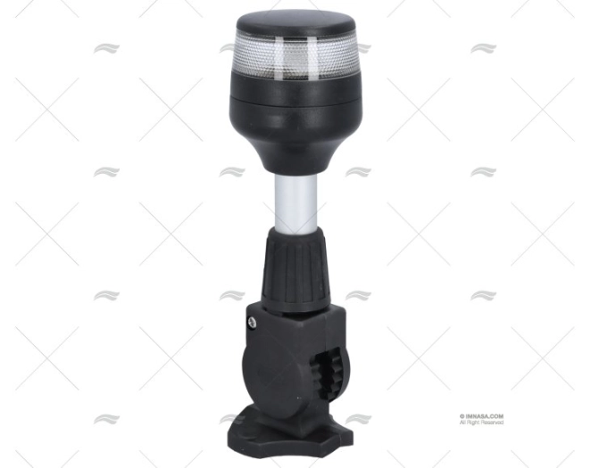 LUZ TODO HORIZONTE REBATÍVEL PRETA 205mm HELLA MARINE