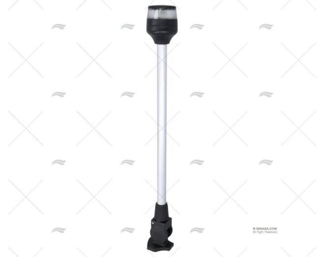 LUCE TUTTO ORIZZONTE RIBALTABILE NERA 510mm HELLA MARINE
