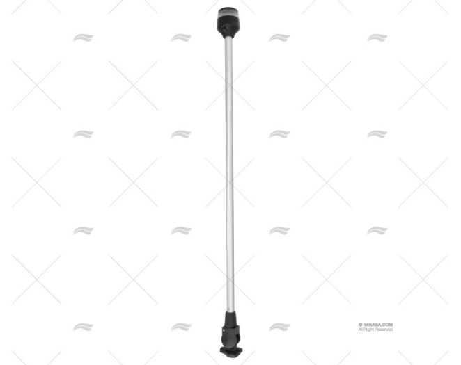LUCE TUTTO ORIZZONTE RIBALTABILE NERA 865mm HELLA MARINE