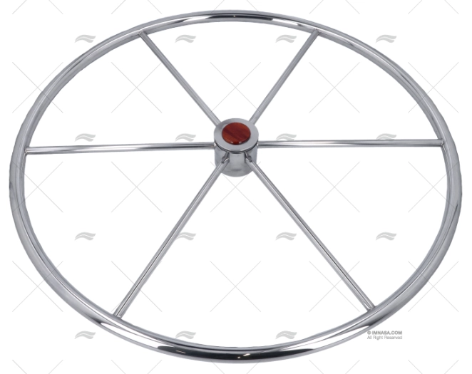 RUOTA TIMONE  800mm 6R INOX SAVORETTI ARMANDO