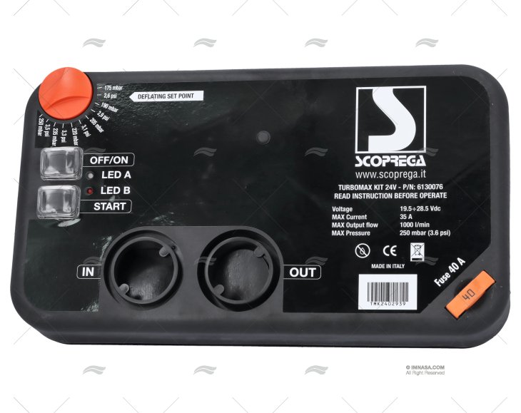 BOMBA DE AR  24V EV FLUSH TURBO MAX BRAVO