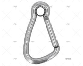 MOSQUETÃO COM OLHAL 125mm INOX ARNÊS KONG
