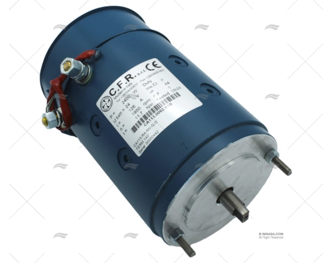 MOTOR BS 24V 2400W BASE BAIXA P/GUINDASTE BESENZONI