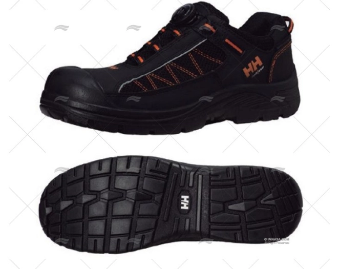 SAPATO SEGUR. ALNA MESH PRETO/LARANJA. T-44 HELLY HANSEN