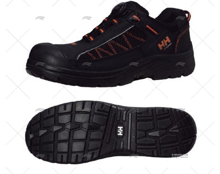 SAPATO SEGUR. ALNA MESH PRETO/LARANJA. T-44 HELLY HANSEN