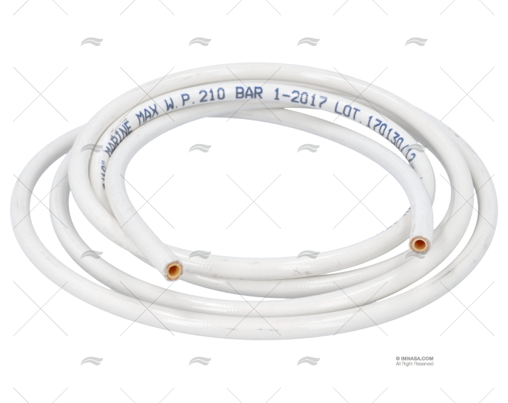 TUBO HIDRÁULICO 3/16\" R7 BRANCO(ventaxm) BESENZONI