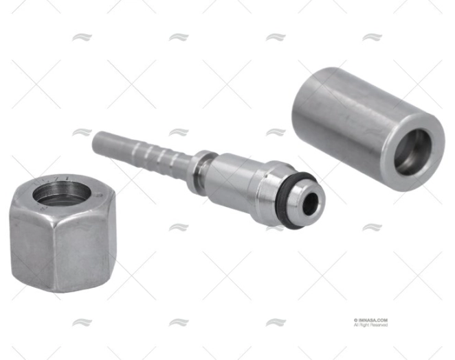 RACCORD TUBO 3/16" 8L BESENZONI