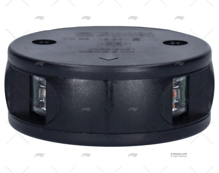 LUZ LED PRETA S34 BICOLOR 12/24V
