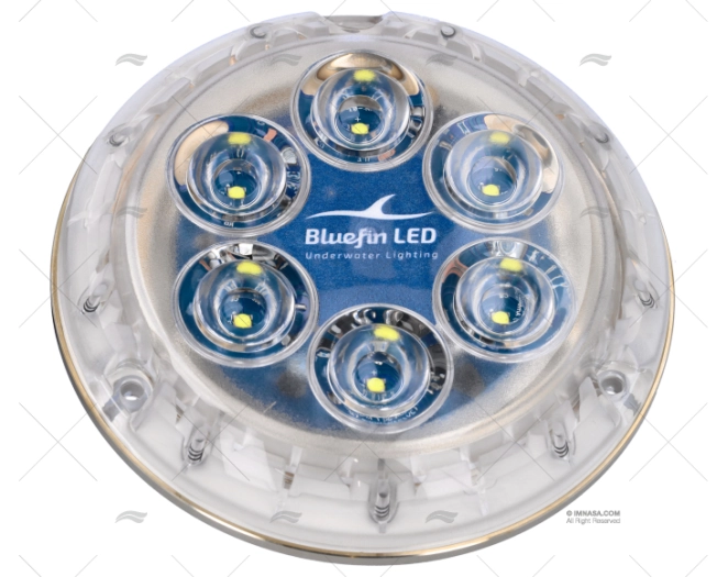 LUZ PIRANHA P6 NITRO 4100LM 12V BRANCA BLUEFIN