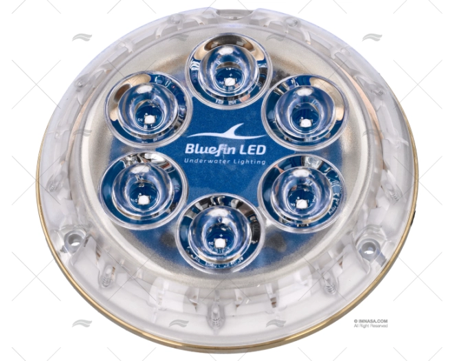 LUCE PIRANHA P6 NITRO 4100LM 12V BLU BLUEFIN