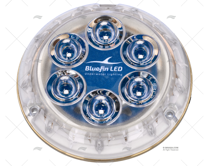 LIGHT PIRANHA P6 NITRO 4100LM 12V BLUE BLUEFIN
