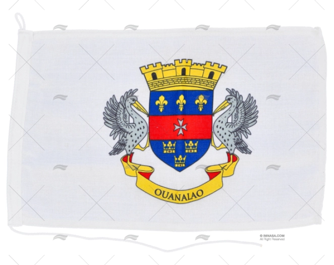 BANDIERA SAINT BARTHELEMY 30x 20cm ADRIA BANDIERE