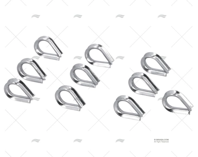 CORAÇÕES INOX 02mm (10ud)