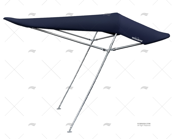 TOLDO ARIA 245mm TUBO INOX 25mm AZUL TESSILMARE