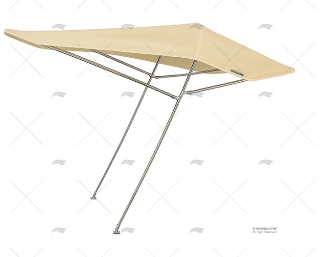 TOLDO ARIA 215mm TUBO INOX 25mm BEGE TESSILMARE
