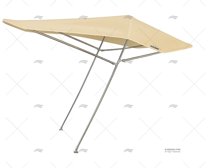 TENDALINO ARIA 215mm TUBO INOX 25mm BEIGE TESSILMARE
