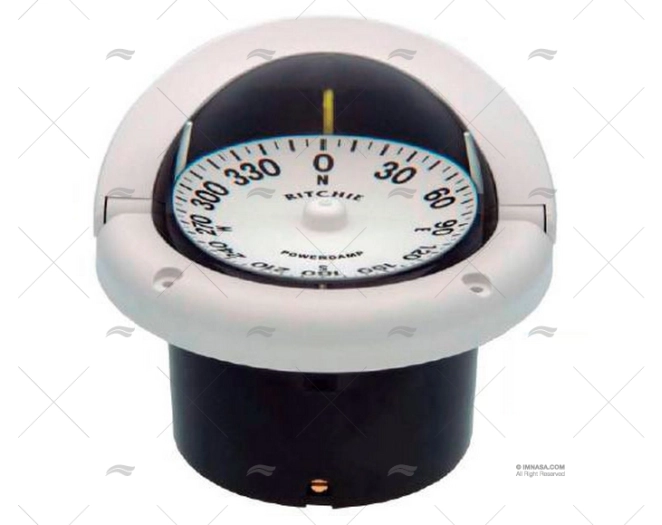BÚSSOLA HELMSMAN HF-742W BRANCO RITCHIE NAVIGATION