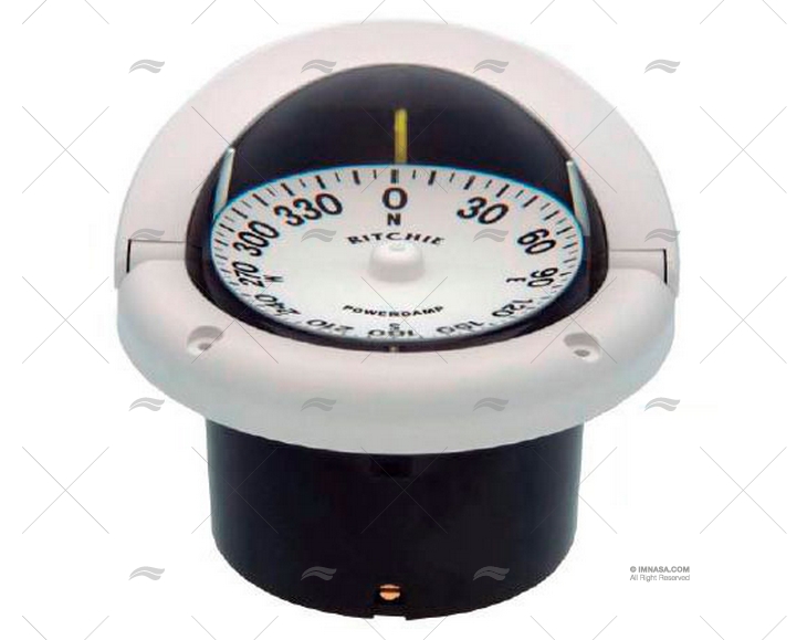 BÚSSOLA HELMSMAN HF-742W BRANCO RITCHIE NAVIGATION