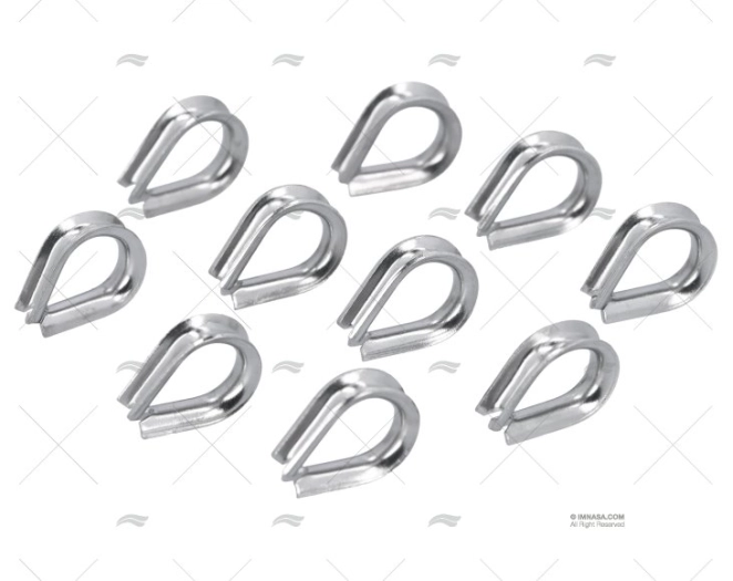 CORAÇÕES INOX 03mm (10un)
