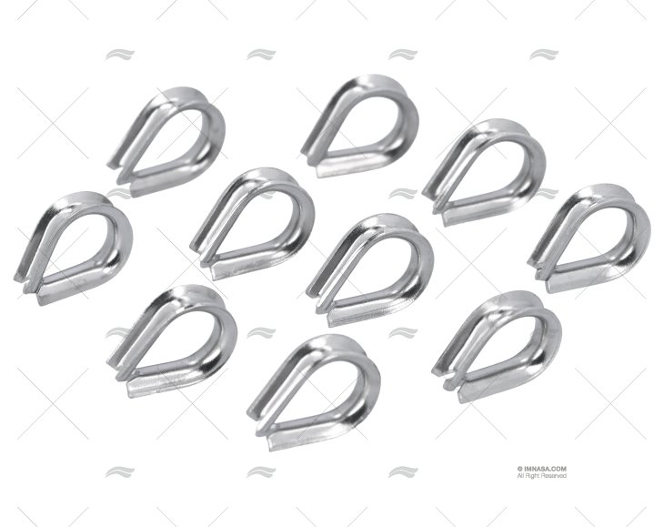 CORAÇÕES INOX 03mm (10un)