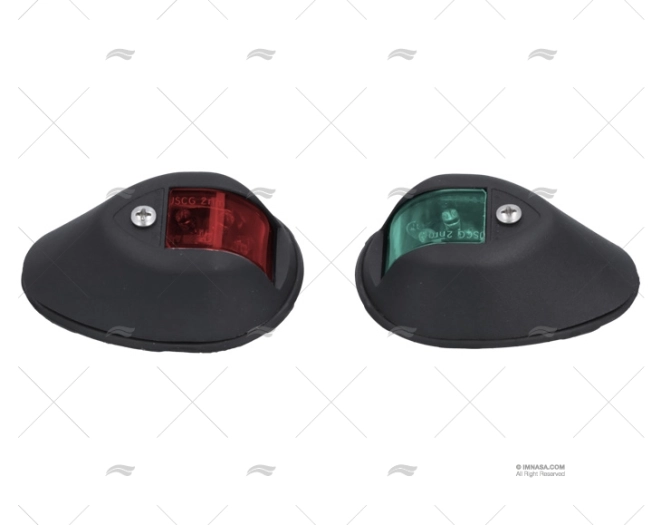 LIGHT PERKO VERTICAL BLACK LED 12V SET