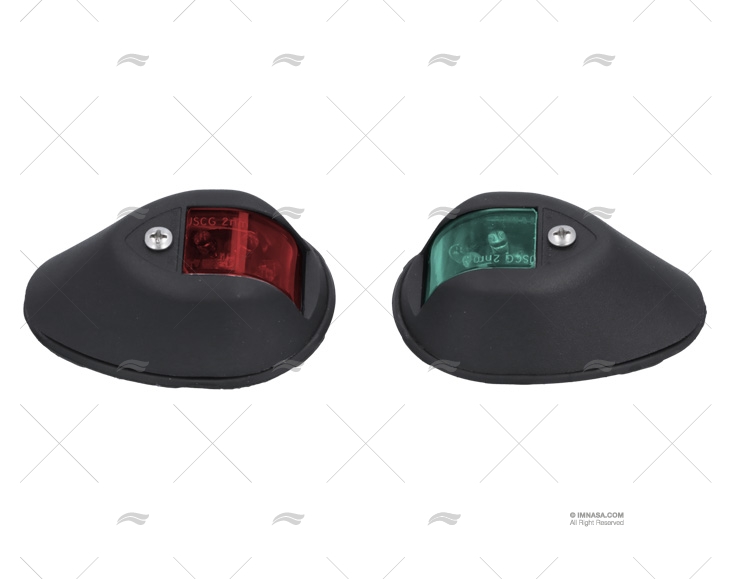 LUZ  PERKO VERTICAL PRETA LED 12V JOGO