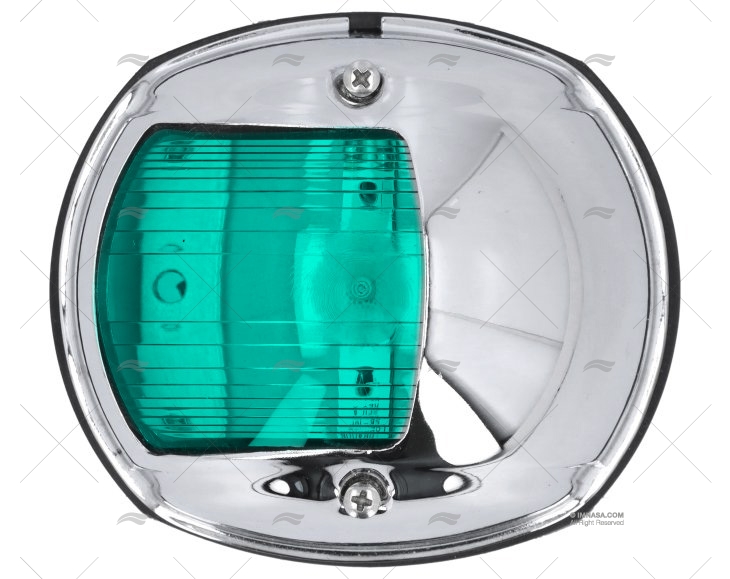 LUZ  PERKO VERTICAL ESTRIBOR CROMADA LED PERKO