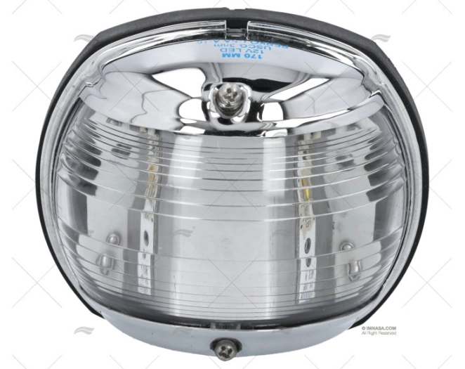 LUZ  PERKO VERTICAL BATENTE CROMADO LED 12V