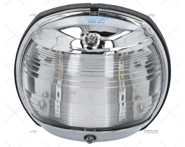 LUZ  PERKO VERTICAL BATENTE CROMADO LED 12V