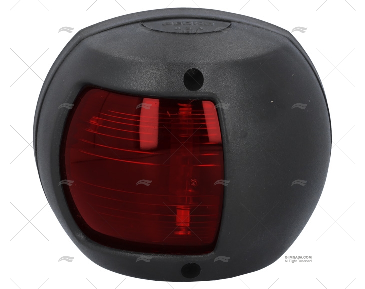 LUZ PERKO VERTICAL BOMBORDO PRETO 12V