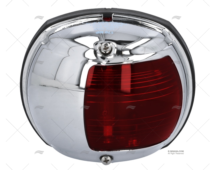 FEU  PERKO VERTICAL BABORD CHROME  12V PERKO