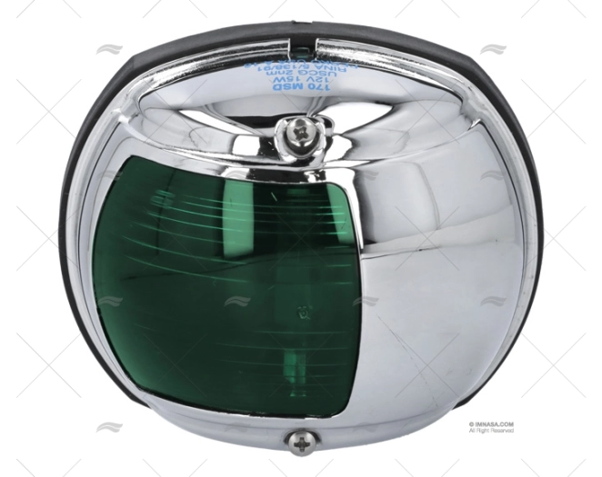LUCE  PERKO VERTICALE TRIBORDO CROMATA  12