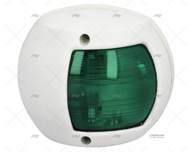 LUCE  PERKO VERTICALE TRIBORDO BIANCA  12V
