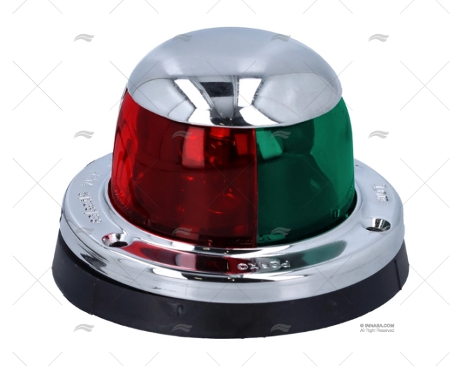 LUZ PERKO HORIZ. BI COLOR LATON CROMADO