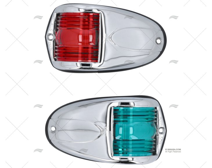 LUZ  PERKO VERTICAL CROMADA ZINC 12V JGO PERKO