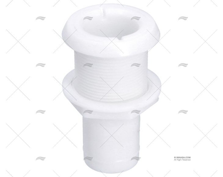 PASSASCAFO PER TUBO 1-1/2 BIANCO PERKO
