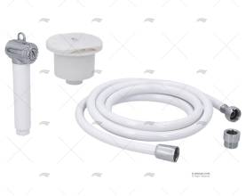 CASSETTO DOCCIA 2,50m BIANCO IMNASA
