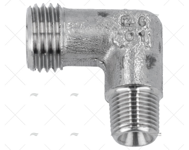 RACCORD L8 LR1/8 INOX316 TN94 SÓ CORPO BESENZONI