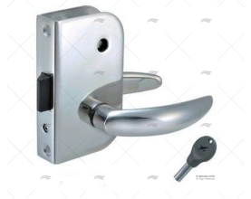 SERRATURA PORTA CON CHIAVE INOX SX. MARINE TOWN