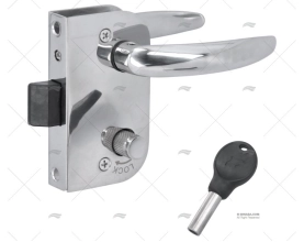 SERRATURA PORTA CON CHIAVE INOX DX. MARINE TOWN