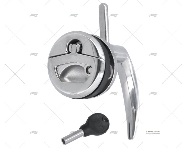 CHIUSURA BOCCAPORTO CON CHIAVE INOX MARINE TOWN