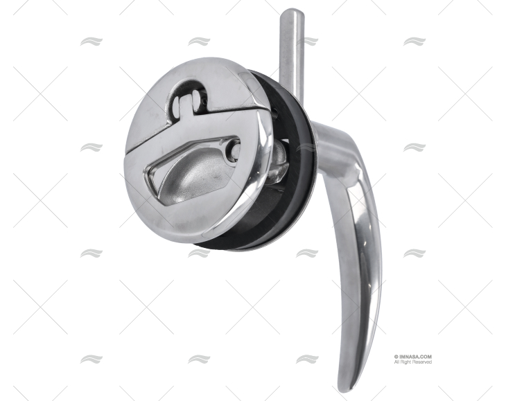 FECHO ESCOTILHA INOX COM CHAVE 51mm MARINE TOWN