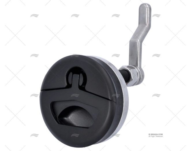 CHIUSURA BOCCAPORTO S/CHIAVE INOX 316 NERO M MARINE TOWN