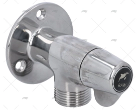 TORNEIRA INOX 316 ROSCA TUBO 3/4"-14 BSPP