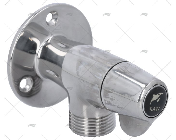 TORNEIRA INOX 316 ROSCA TUBO 3/4"-14 BSPP