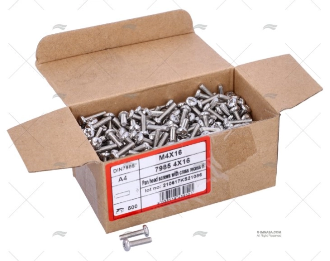 VITE DIN7985 A4 4x16 (500)