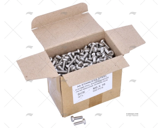VITE DIN7985 A4 5x16 (500)