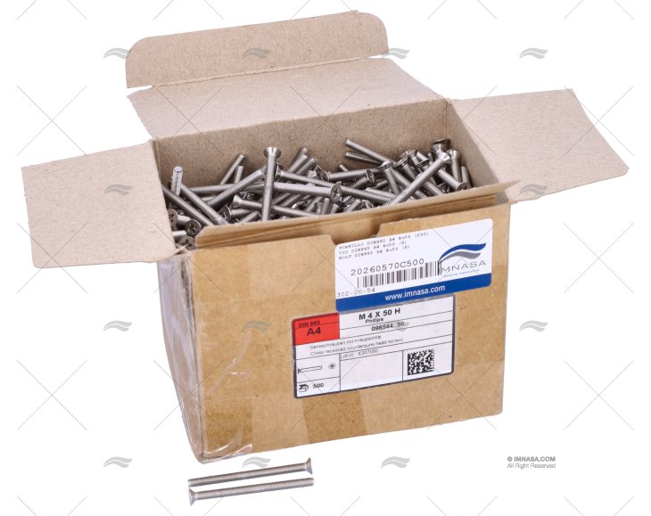 VITE DIN965 A4 4x50 (500)